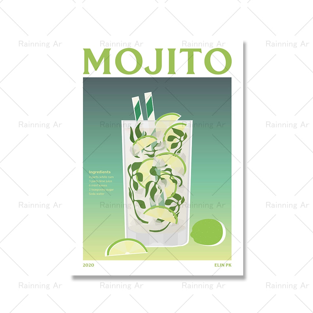 Vintage Drink Prints